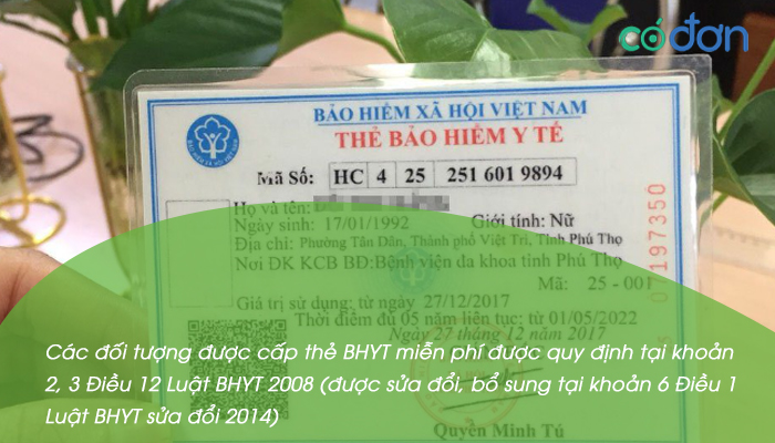 nhung doi tuong duoc cap the bhyt mien phi 2