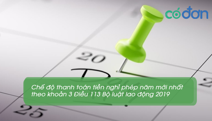 Che do thanh toan tien nghi phep nam moi nhat 2022