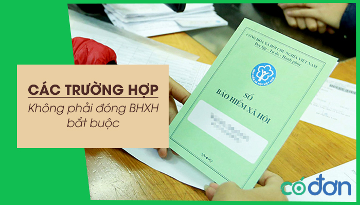 cac truong hop khong phai dong BHXH bat buoc