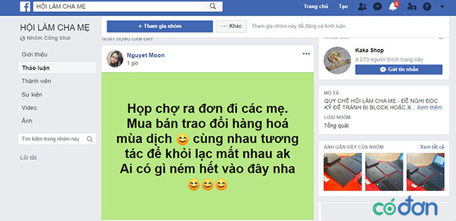 Tong hop cac group ban hang facebook